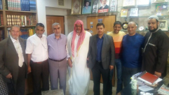 وفد من يافا، اللد والرملة في زيارة تضامنية مع الشيخ كمال الخطيب